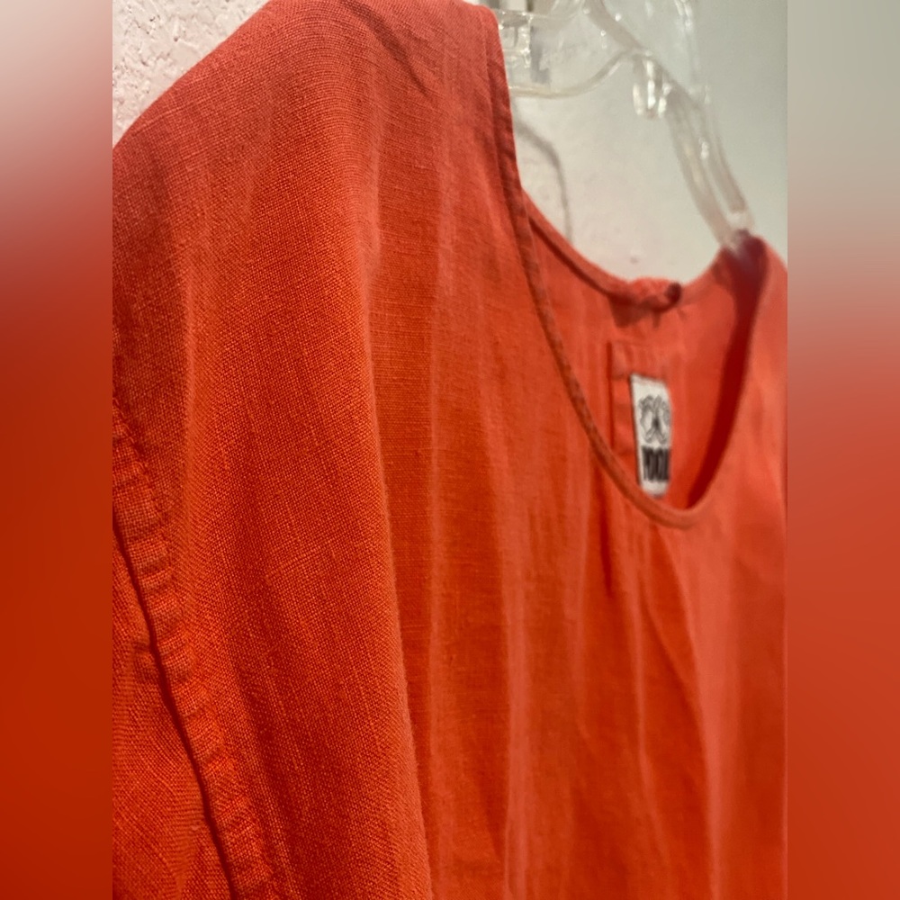 POOL Oversized 100% Linen Top